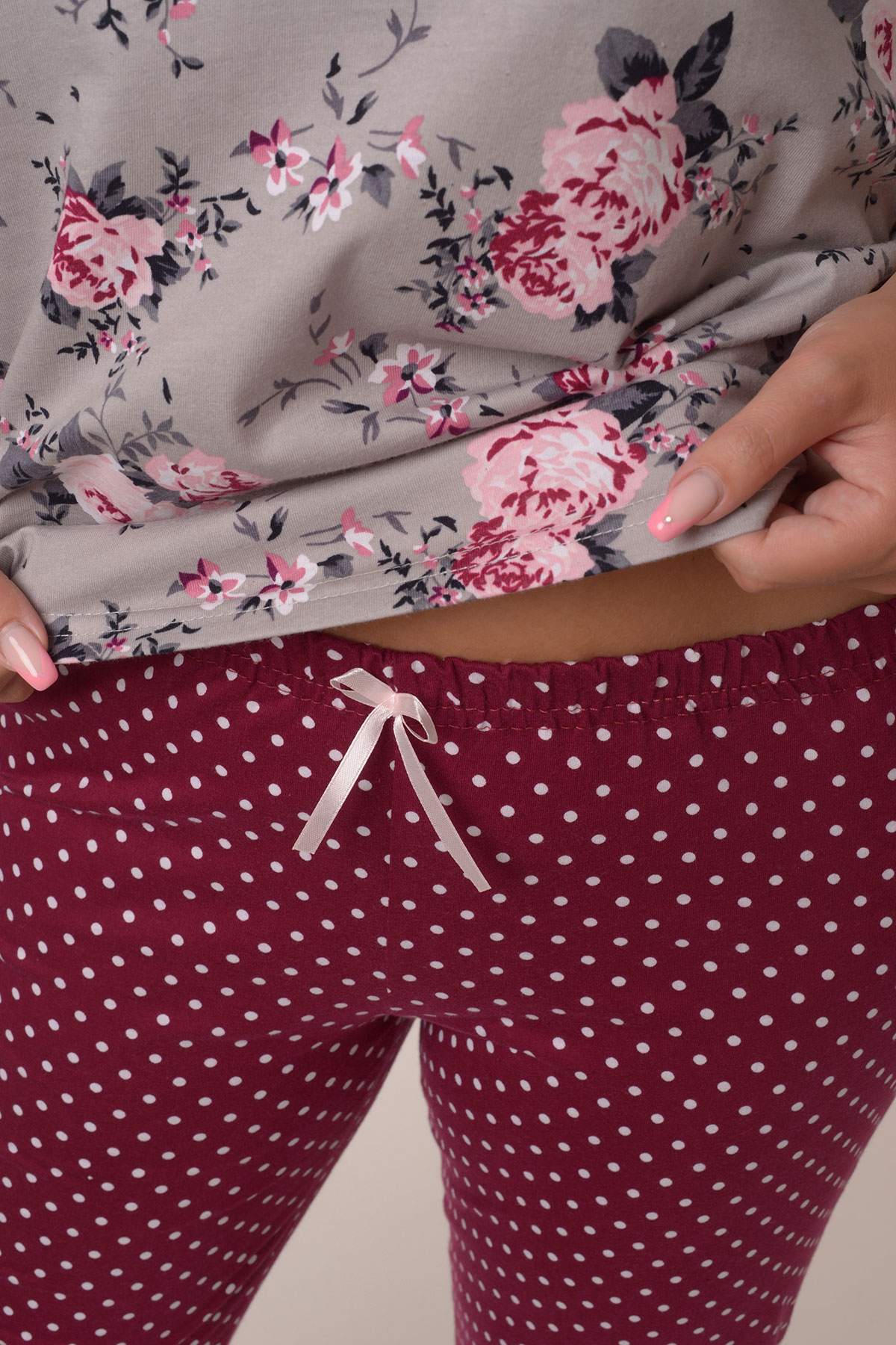 Жен. пижама с брюками арт. 23-0116 Серый р. 46 Моделлини, размер 46 - фото 3