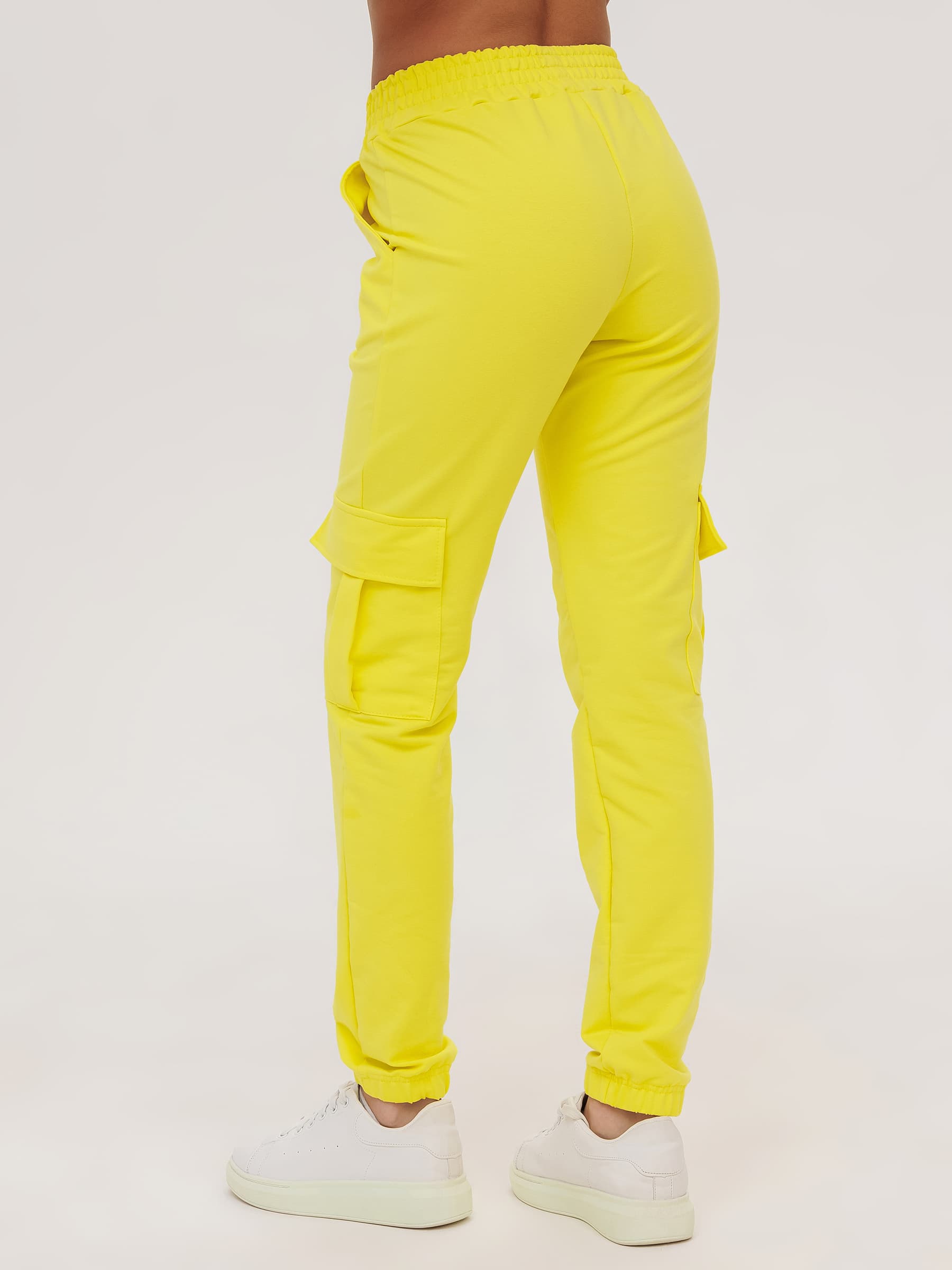 Жен. брюки повседневные арт. 23-0524 Желтый р. 44 Моделлини, размер 44 - фото 7