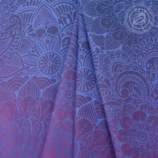 Комплект постельного белья "Энигма" Фиолетовый + размеры с простыней на резинке