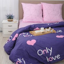 Комплект постельного белья "Только любовь"