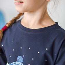 Пижама "Снежный мишка" для девочки Синий