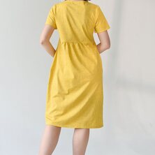Платье повседневное "Июль" Желтый