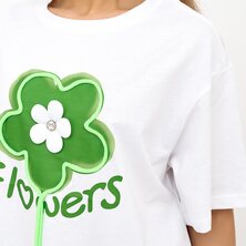 Футболка "Flowers" Белый