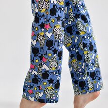 Пижама с брюками "Мяу" Голубой
