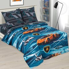 Комплект постельного белья "Ламба" Синий