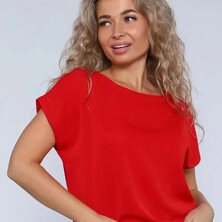Блуза арт. 26-0003 Красный