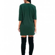 Туника-платье "Тиффани" Темно-зеленый