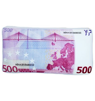 Игрушка-подушка "500 евро" р. 42х22